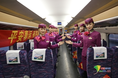 重慶“動妹”布置溫馨車廂，倒計時進入“春運時間”